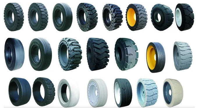 Как выбрать шины для вилочного погрузчика